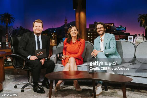 The Late Late Show with James Corden airing Thursday, April 28 with guests Molly Shannon and Josh Groban. Pictured with: Peter Hutchinson, Joel Bing.