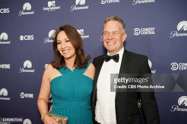 News chief White House correspondent Nancy Cordes and husband Harold Cordes at the Paramount White House Correspondents' Dinner after party at the...