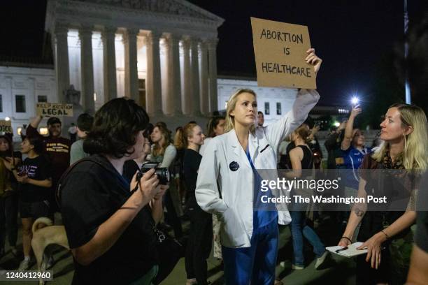 May 2: Pro-choice protesters rally in front of the Supreme Court after news broke that Roe V. Wade is set to be overturned in Washington, D.C. On May...