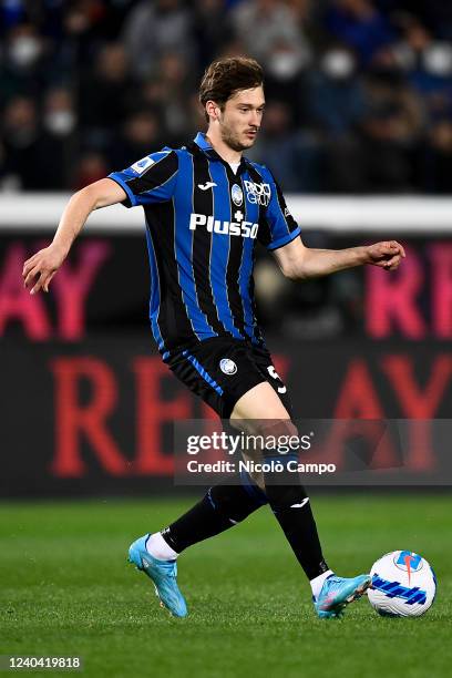 Aleksei Miranchuk of Atalanta BC in action during the Serie A football match between Atalanta BC and US Salernitana. The match ended 1-1 tie.