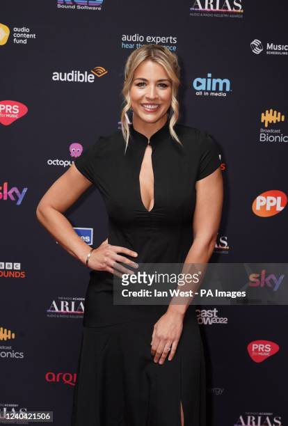 Gemma Atkinson arriving for the Audio and Radio Industry Awards at the Adelphi Theatre, London. Picture date: Tuesday May 3, 2022.