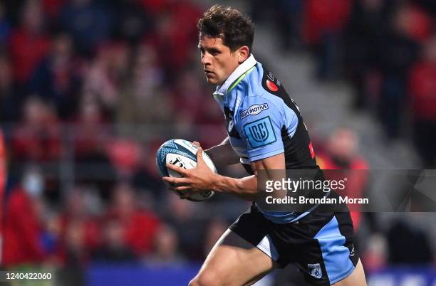 Cork , Ireland - 29 April 2022; Lloyd Williams of Cardiff Blues during the United Rugby Championship match between Munster and Cardiff at Musgrave...