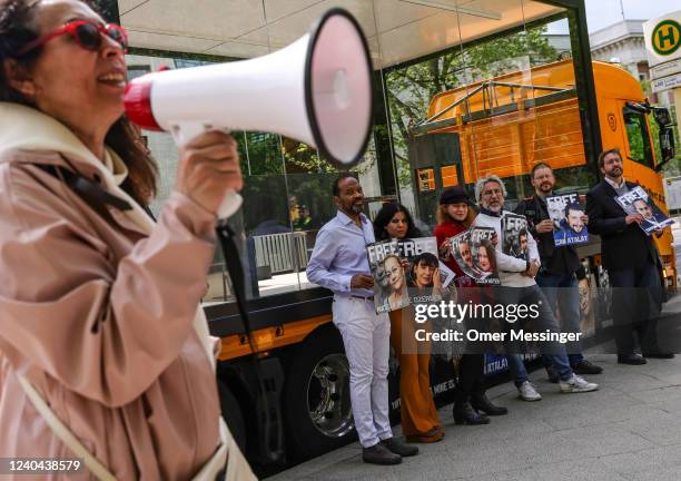 Secretary General of the German section of Amnesty International Markus N. Beeko, artist Zehra Dogan, Turkish writer Asli Erdogan, Turkish dissident...