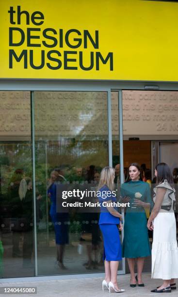 Catherine, Duchess of Cambridge leaves after presenting The Queen Elizabeth II Award for British Design at an event hosted by the British Fashion...