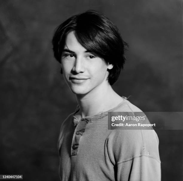 Actor Keanu Reeves poses for a portrait in October 1989 in Los Angeles, California.