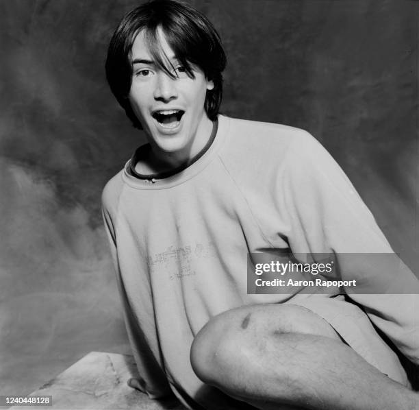 Actor Keanu Reeves poses for a portrait in October 1989 in Los Angeles, California.