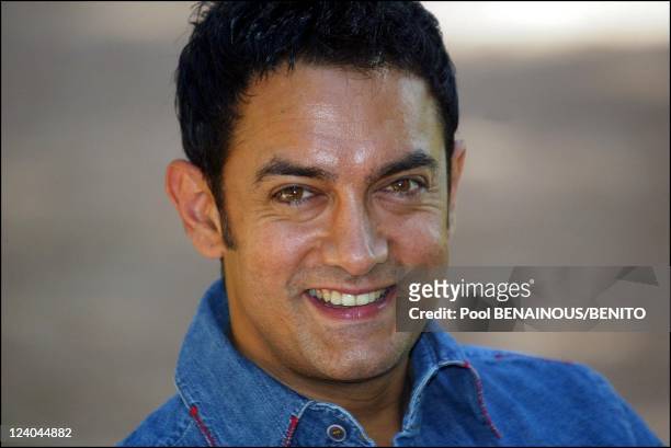 Film festival In Marrakech, Morocco On September 21, 2002 - Indian Director Aamir Khan.