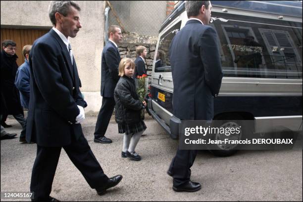 Funerals of Bernard Loiseau In Saulieu, France On February 28, 2003 - Blanche Loiseau.