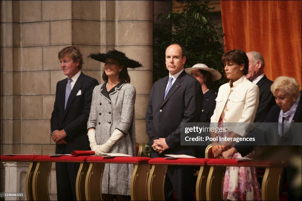 Hsh Prince Albert Ii Enthroned As Ruler Of Monaco In Monte Carlo, Monaco On July 12, 2005.