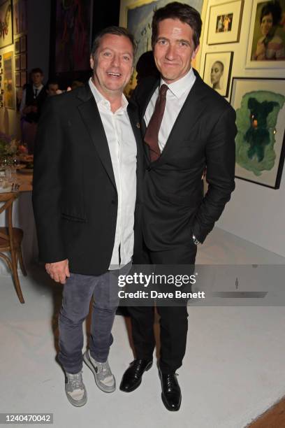 Matthew Freud and Kris Thykier attend The Eternity Charity Fundraiser hosted by Lola Bute in support of Action On Addiction, James' Place, Place2Be...