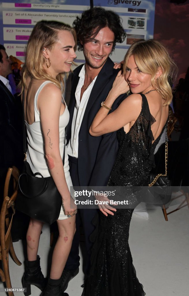 Cara Delevingne, Oli Green and Sienna Miller attend The Eternity