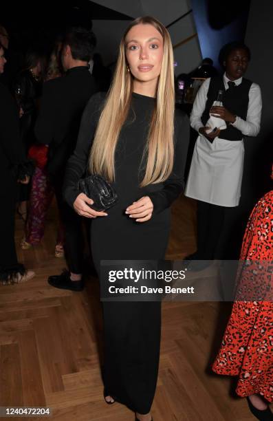 Heloise Agostinelli attends The Eternity Charity Fundraiser hosted by Lola Bute in support of Action On Addiction, James' Place, Place2Be and Grow at...