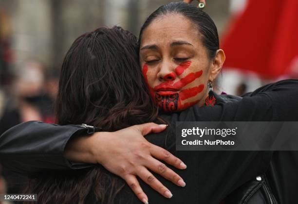 Hundreds of women participated in the annual Red Dress Day march in downtown Edmonton, hosted by Project REDress, commemorating the lives of missing...