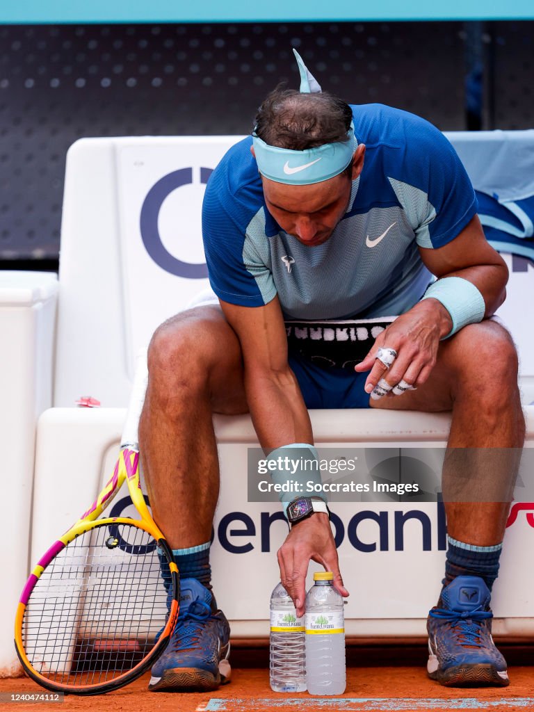 Mutua Madrid Open Rafael Nadal during the Mutua Madrid Open on May 5