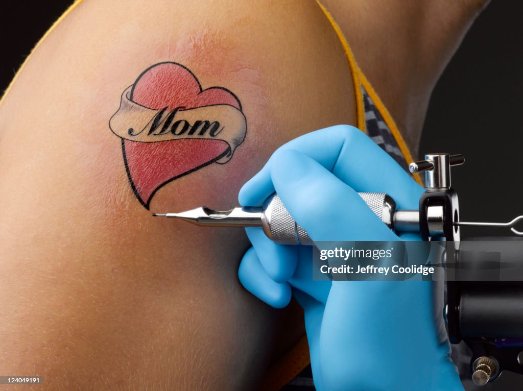 Mom Tattoo on Arm