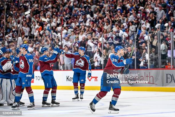1,551 Nathan Mackinnon Celebration Stock Photos, High-Res Pictures, and  Images - Getty Images