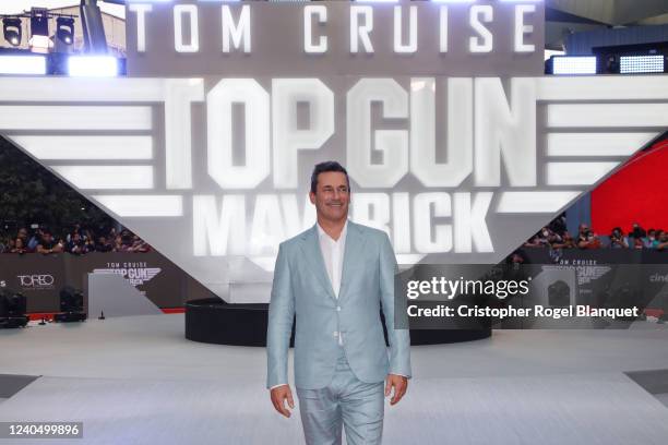 Jon Hamm attends the Mexico Premiere of "Top Gun: Maverick" at on May 06, 2022 in Mexico City.