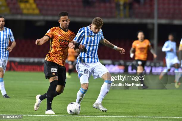 Tello Esposito during the Italian soccer Serie B match Benevento Calcio vs SPAL on May 06, 2022 at the Stadio Ciro Vigorito in Benevento, Italy