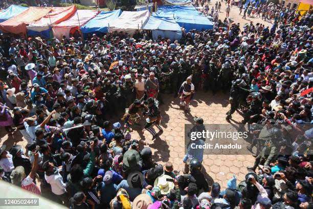 During the first days of May, between the 3rd and 5th, the ancestral ritual of El Tinku is performed, whose meaning has Quechua origin and means...