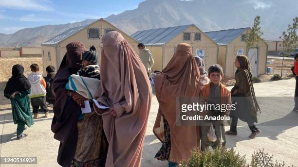 Women wear burqas in Kabul, Afghanistan on May 07, 2022. Reintroducing a controversial measure from Afghanistanâs 1995-2001 Taliban rule, the interim...
