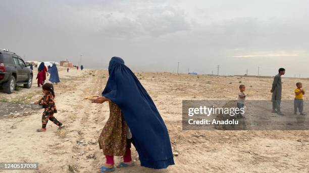 Woman wears burqa in Kabul, Afghanistan on May 07, 2022. Reintroducing a controversial measure from Afghanistanâs 1995-2001 Taliban rule, the interim...