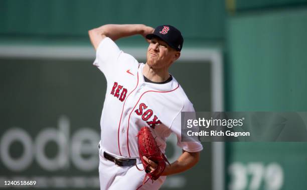 Nick Pivetta of the Boston Red Sox pitches during the first inning against the Chicago White Sox at Fenway Park on May 7, 2022 in Boston,...