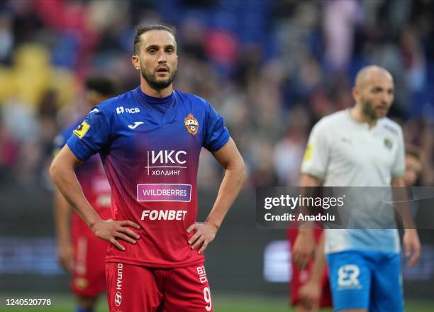 Yusuf Yazici of CSKA Moscow is seen during Russian Premier League match between CSKA Moscow and FC Sochi at Arena CSKA in Moscow, Russia on May 7,...