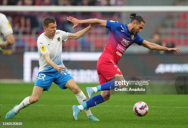 Yusuf Yazici of CSKA Moscow is seen during Russian Premier League match between CSKA Moscow and FC Sochi at Arena CSKA in Moscow, Russia on May 7,...