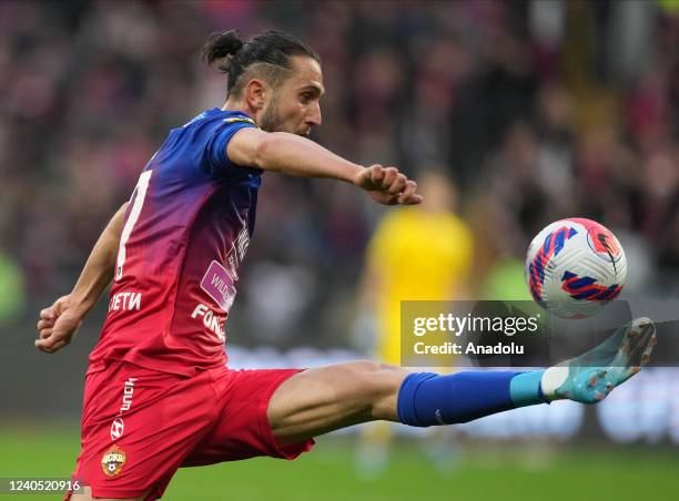 Yusuf Yazici of CSKA Moscow is seen during Russian Premier League match between CSKA Moscow and FC Sochi at Arena CSKA in Moscow, Russia on May 7,...