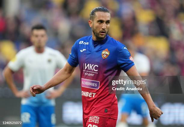 Yusuf Yazici of CSKA Moscow is seen during Russian Premier League match between CSKA Moscow and FC Sochi at Arena CSKA in Moscow, Russia on May 7,...