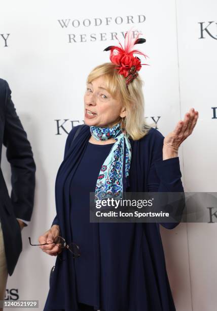 Main Governor Janet Mills walks the red carpet at the 148th Kentucky Derby on May 07 at Churchill Downs in Louisville, KY.