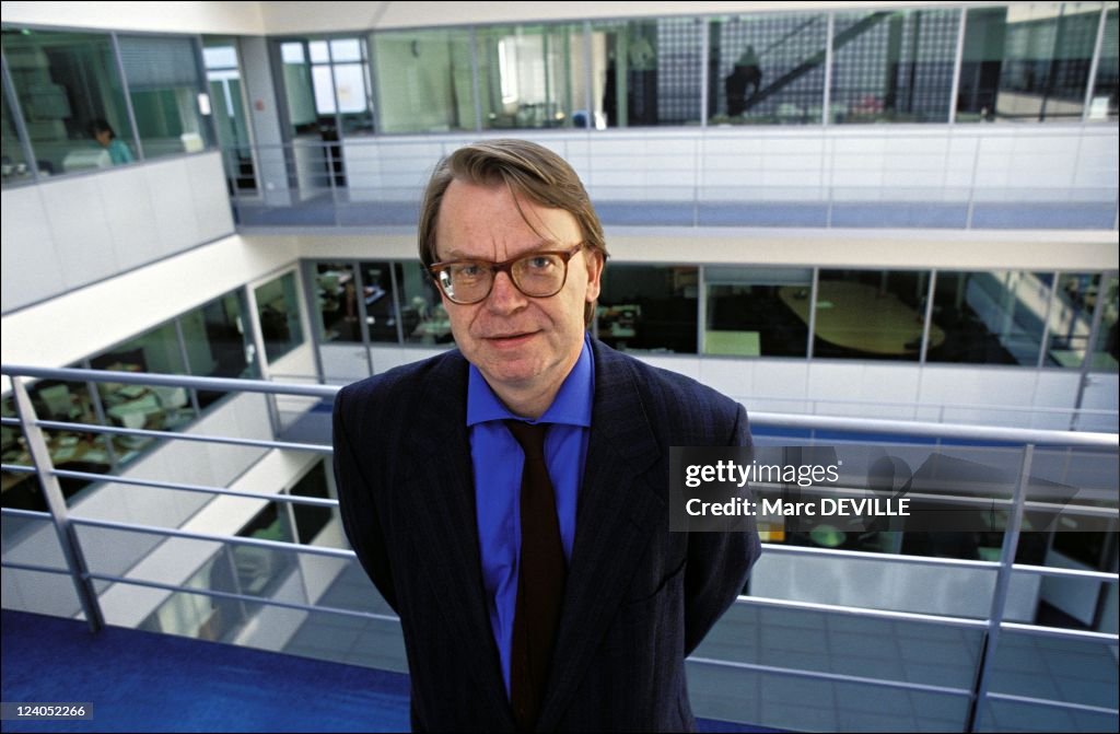 The Editor Of The Daily “ Le Monde” In Paris, France On September 27, 1990.