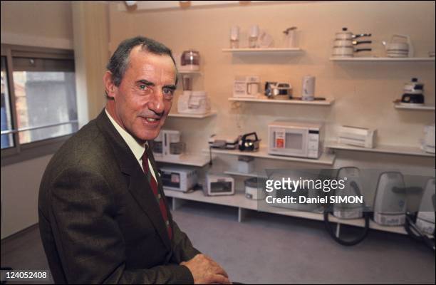 Roland Darneau, CEO of Moulinex in France on December 17, 1990 - Roland Darneau.