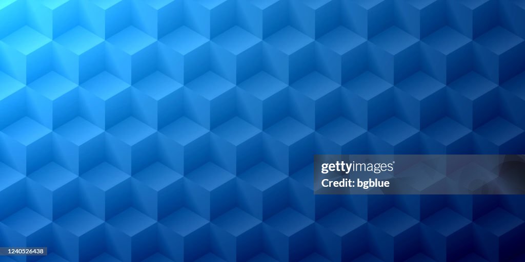 Abstract blue background - Geometric texture