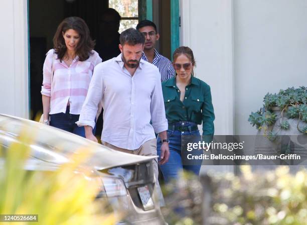 Ben Affleck and Jennifer Lopez are seen on May 07, 2022 in Los Angeles, California.