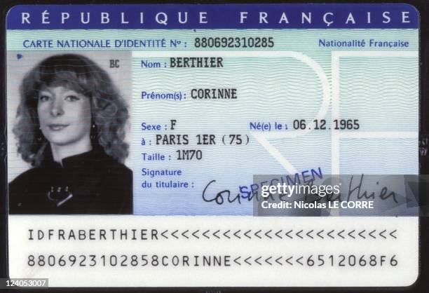 New tamper-free ID card In Paris, France In June, 1993.