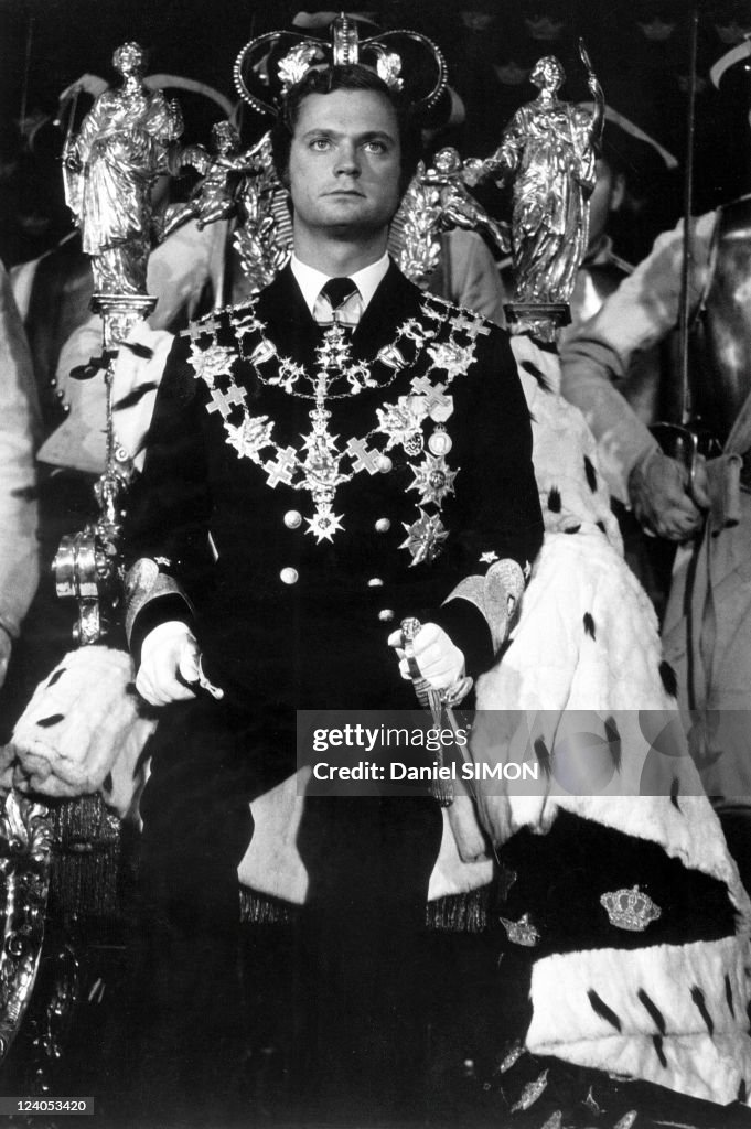 Coronation Of King Carl Gustav In Stockholm, Sweden On September 19, 1973.
