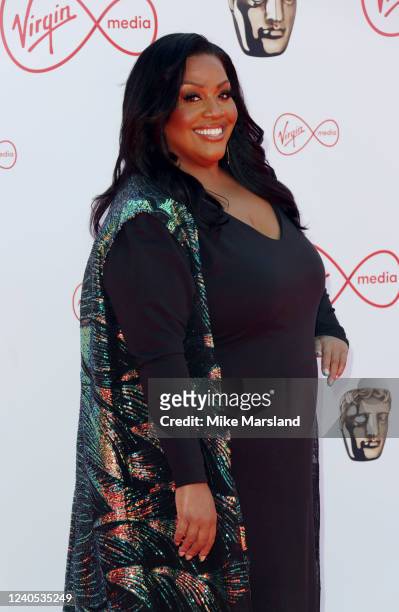 Alison Hammond attends the Virgin Media British Academy Television Awards at The Royal Festival Hall on May 08, 2022 in London, England.