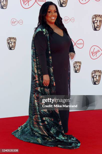 Alison Hammond attends the Virgin Media British Academy Television Awards at The Royal Festival Hall on May 08, 2022 in London, England.