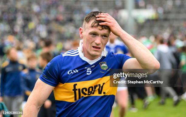 Limerick , Ireland - 8 May 2022; A dejected Dillon Quirke of Tipperary after the Munster GAA Hurling Senior Championship Round 3 match between...