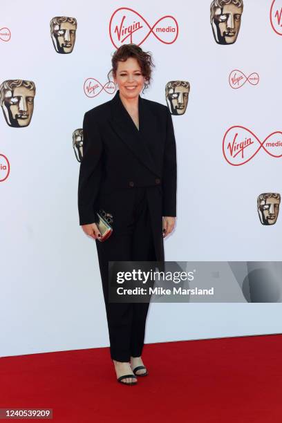 Olivia Colman attends the Virgin Media British Academy Television Awards at The Royal Festival Hall on May 08, 2022 in London, England.