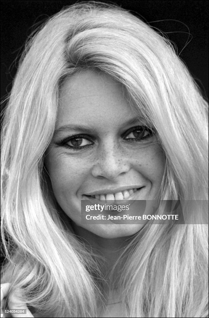 Brigitte Bardot And Gunther Sachs At Home In Rome, Italy In May, 1967.