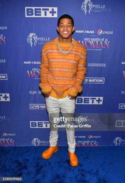 Osiris attends the Strength Of A Woman Festival & Summit State Farm Arena Concert at State Farm Arena on May 07, 2022 in Atlanta, Georgia.