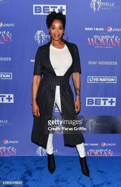 Mimi Faust attends the Strength Of A Woman Festival & Summit State Farm Arena Concert at State Farm Arena on May 07, 2022 in Atlanta, Georgia.