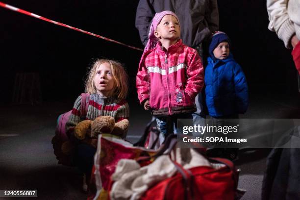 Kids from Mariupol arrived at Zaporizhia Center for displaced people at night. Every day refugees from all over eastern Ukraine arrive to Zaporizhia...