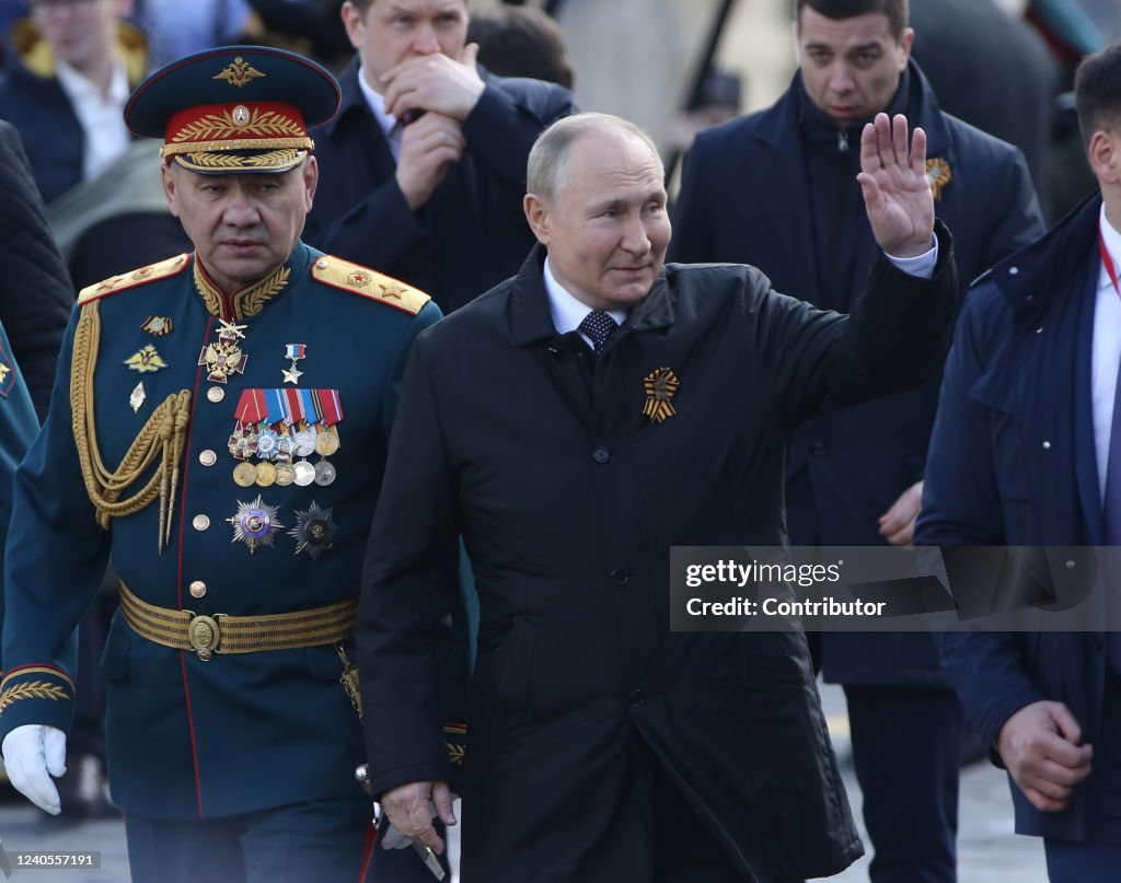 Russian President Vladimir Putin Attends 77th Victory Day With Parade On Red Square
