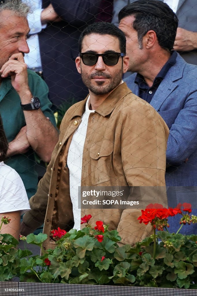 Miguel Ángel Silvestre during the match between Carlos