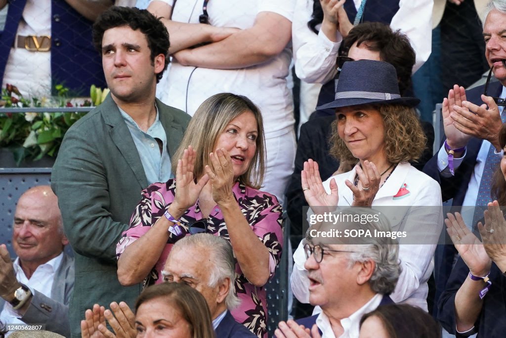 Elena de Borbón (R) and Froilán de Marichalar (L) during