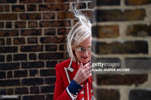 Princess Astrid of Belgium pictured during the presentation of a Belgian garden created by the Flemish Agricultural Marketing Board and landscape...