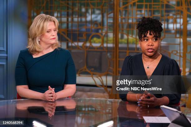 Pictured: Sara Fagen, Former Bush White House Political Director, and Kimberly Atkins Stohr, Senior Opinion Writer, Boston Globe, appear on Meet the...